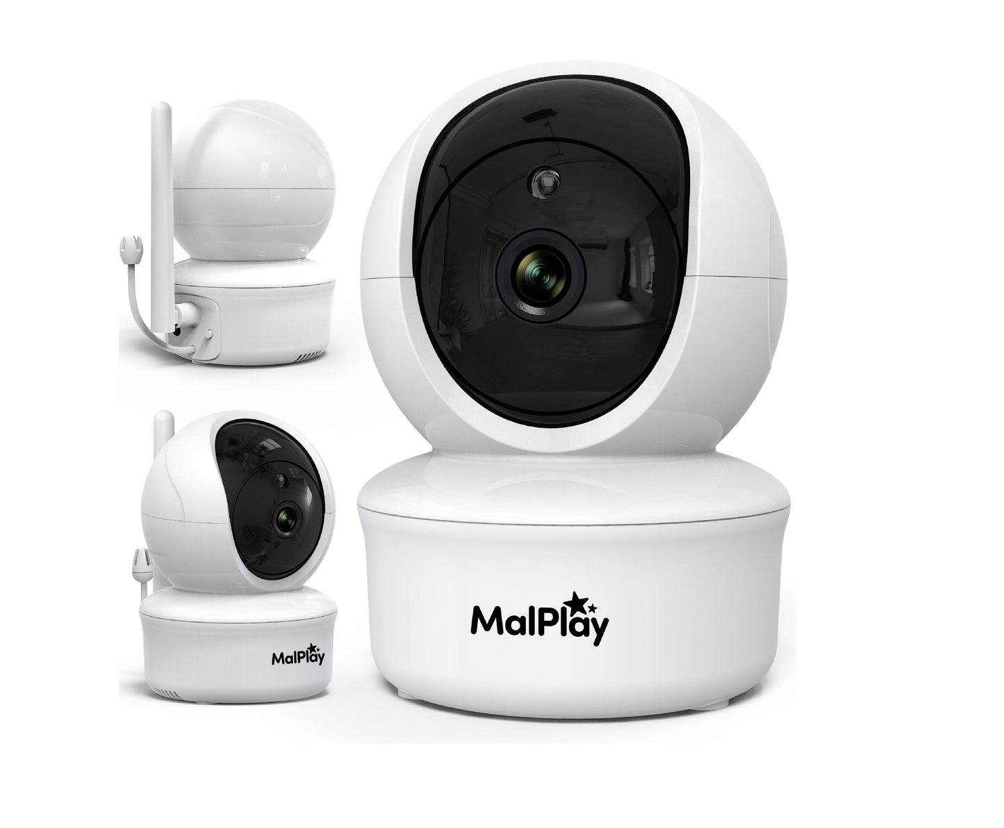 Camera de supraveghere pentru bebelusi NannyEyeComplex HD, 5", MalPlay 113864