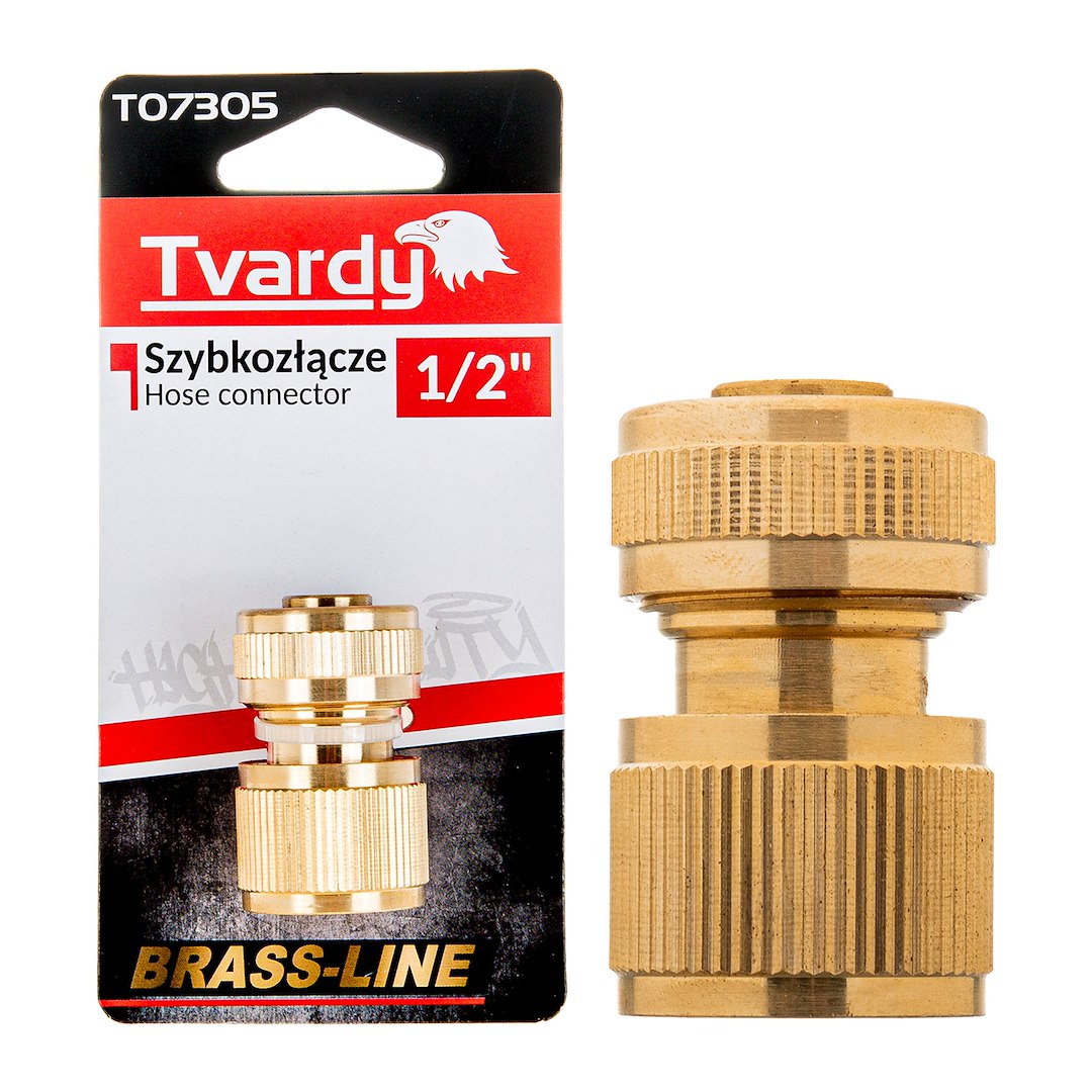 Conector furtun 1 / 2" Brass Line, Tvardy T07305