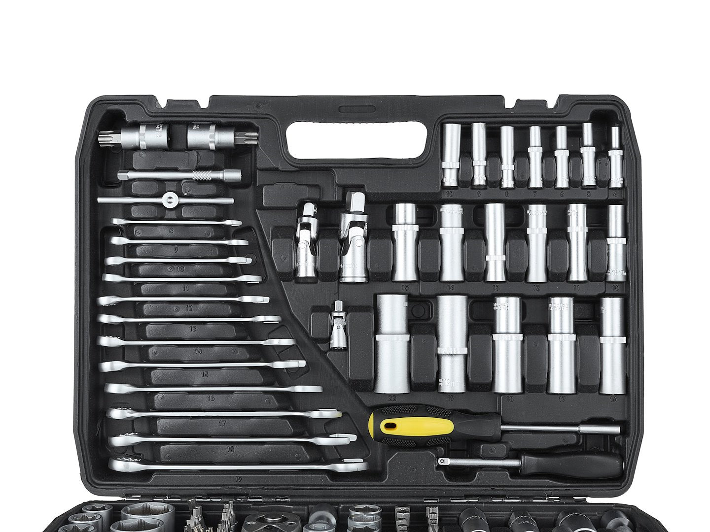 Set chei tubulare, 216 piese, 1/4", 3/8" si 1/2", Keltin K00099