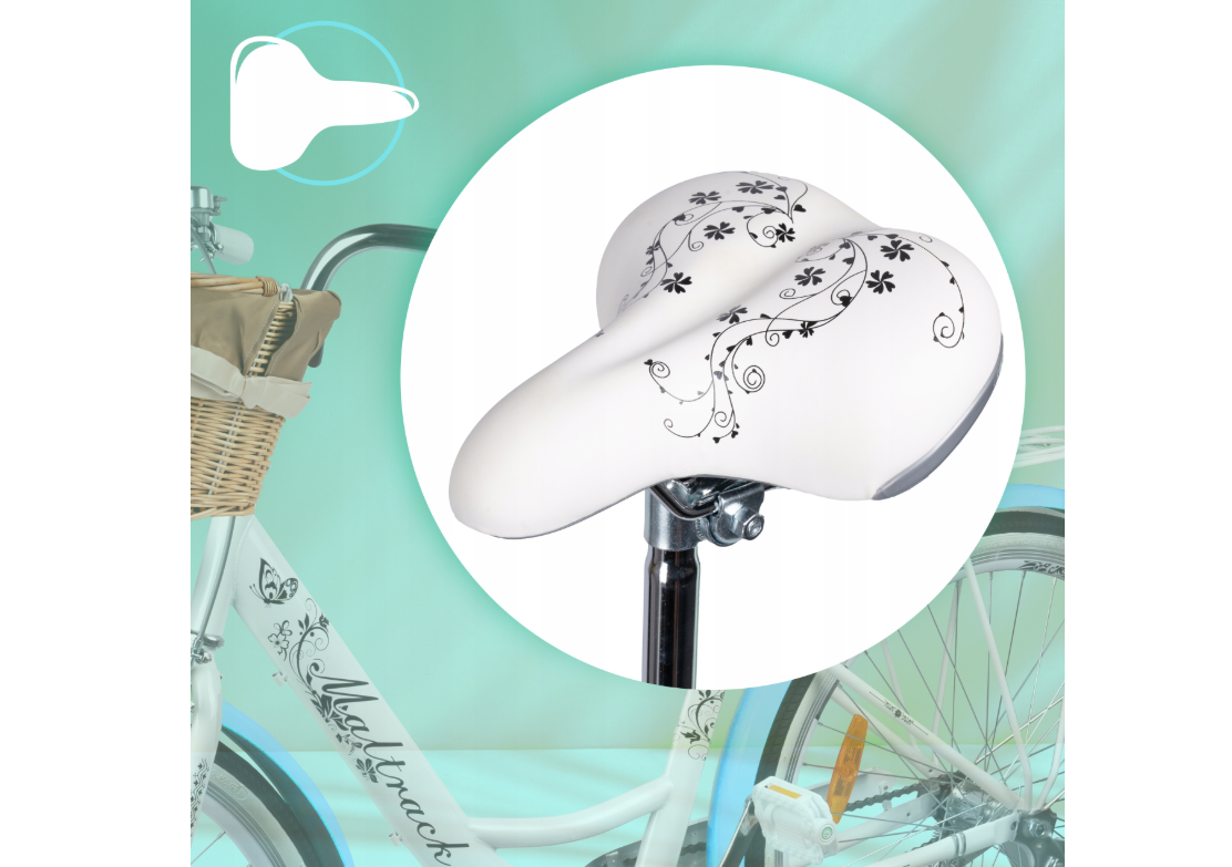Bicicleta de oras dama 26x1,75, albastru mare, 17 kg, capacitate maxima 120 kg, MalTrack 111661