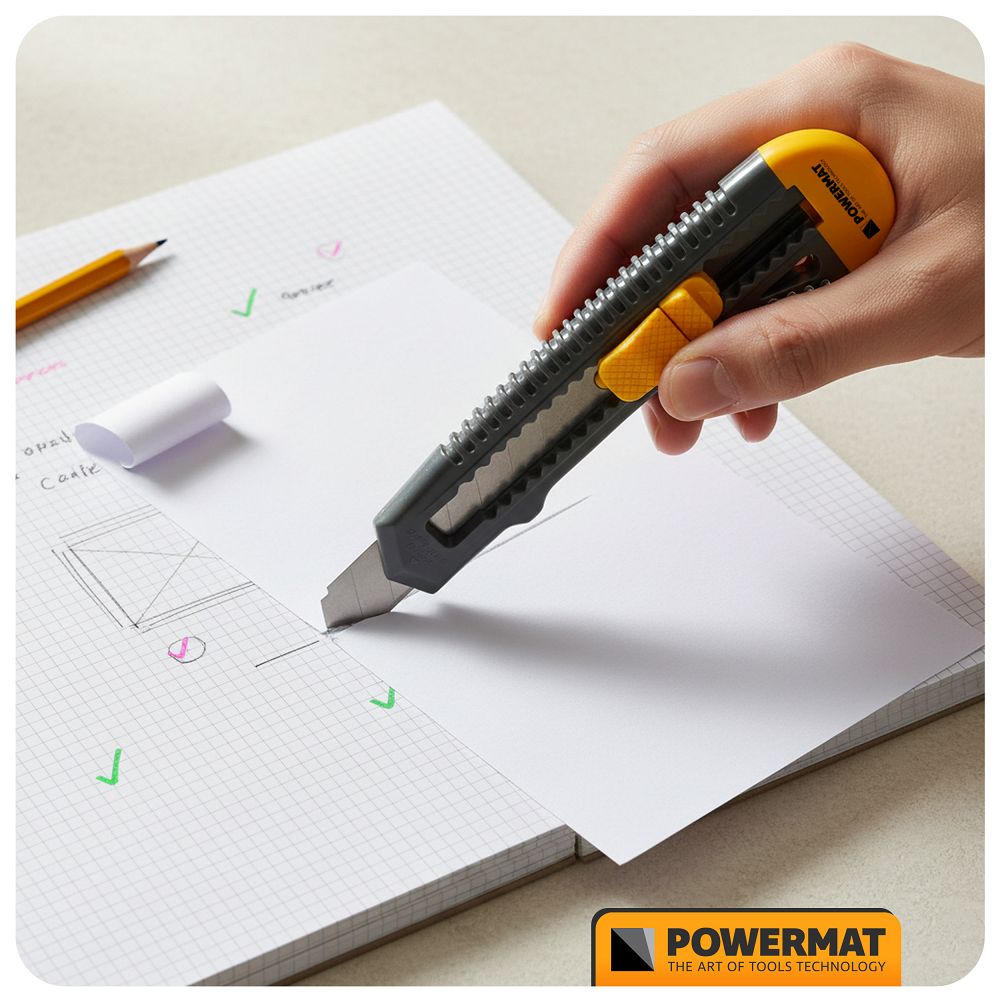 Cutter multifunctional PM-NT-18T, 15 x 4 cm, Powermat PM1443