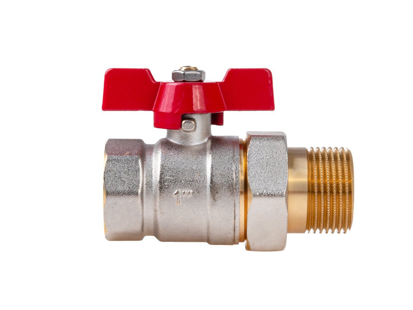 Robinet cu bila tip fluture 1" DN25 cu garnitura de etansare, Geko G70225