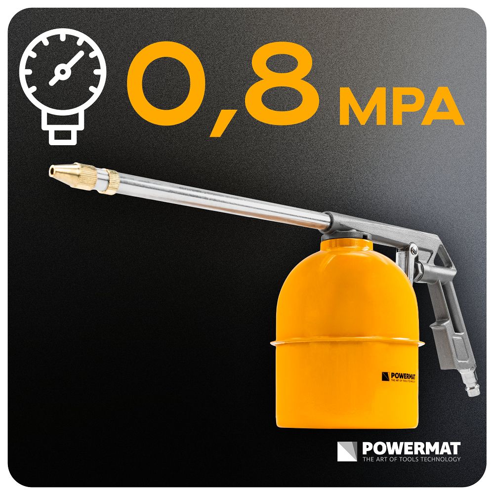 Pistol pentru gresare PM-PDR-210T, 0.85 l, Powermat PM1476