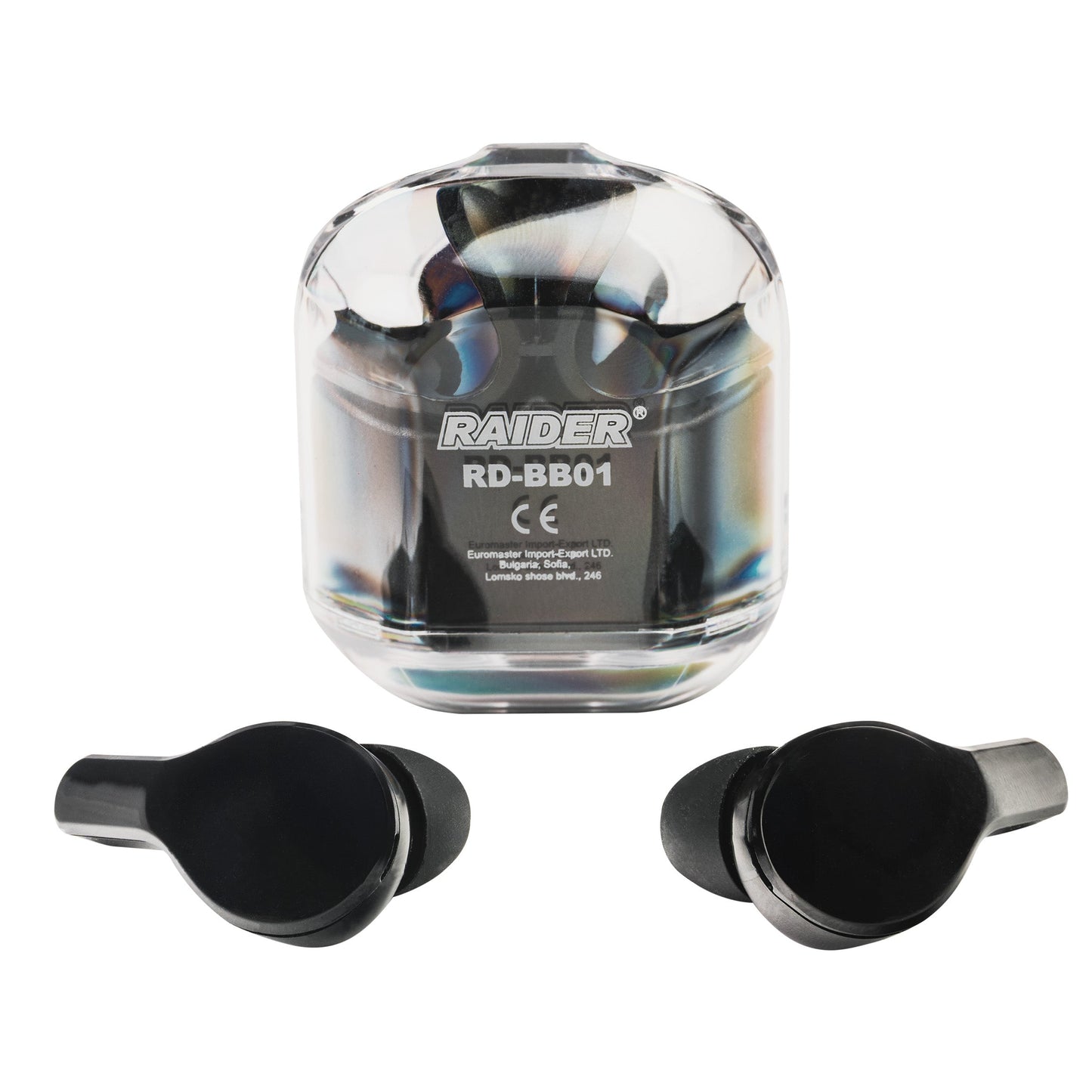 Set bormasina, polizor unghiular si cheie de impact cu acumulator, 2 x 2 Ah, Raider 030255