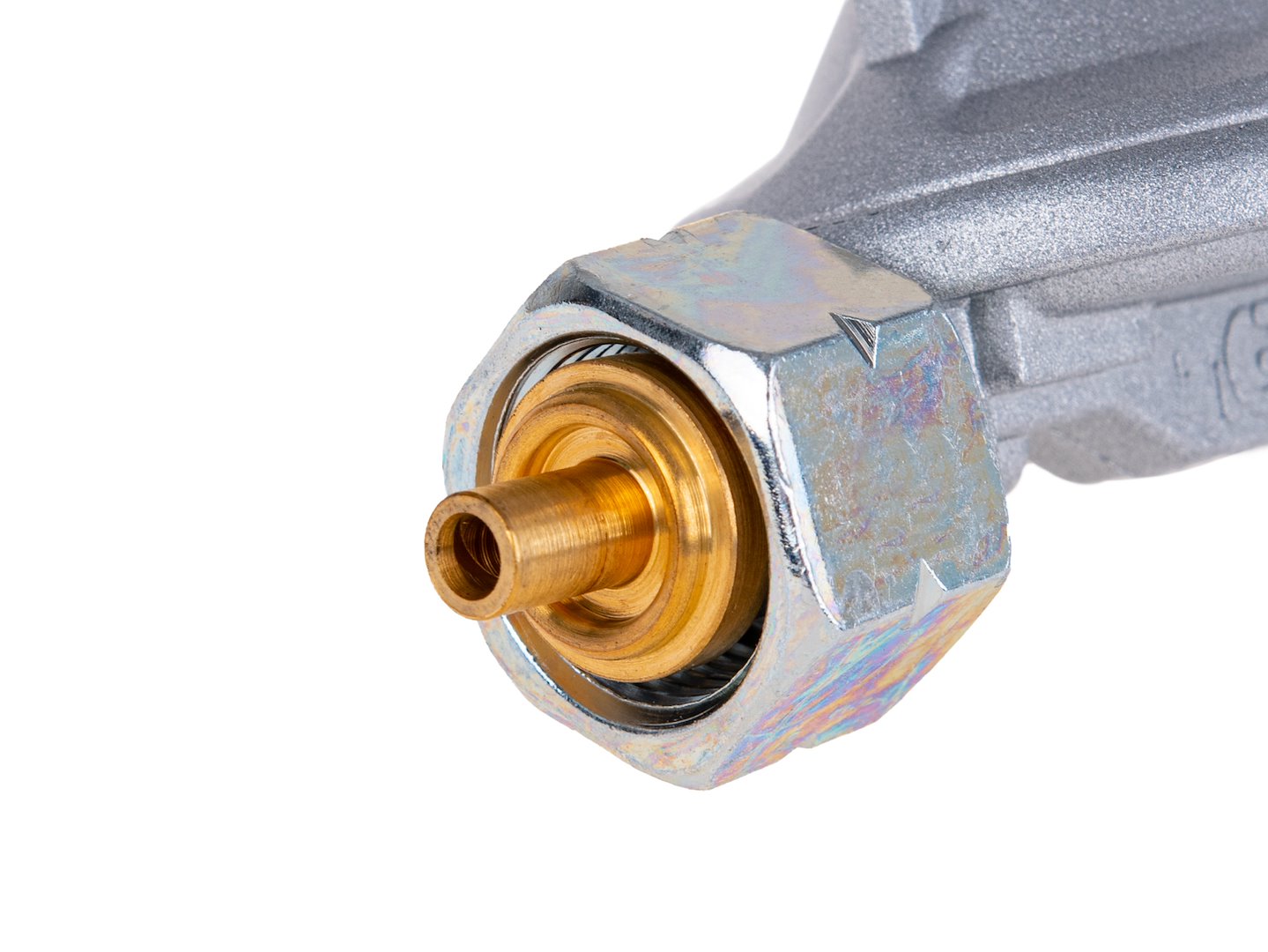 Set racord gaz propan butan – regulator, cleme si furtun, 2 m, Geko G80543