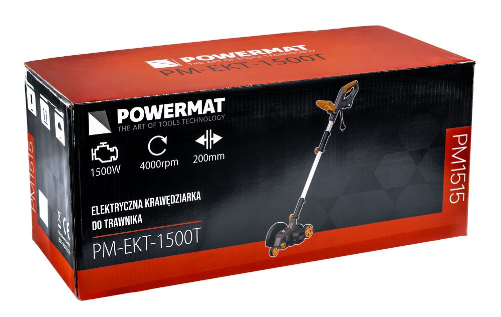 Masina pentru curatare rosturi pavele si taiere margini gazon PM-EKT-1500T, 1500 W, Powermat PM1515