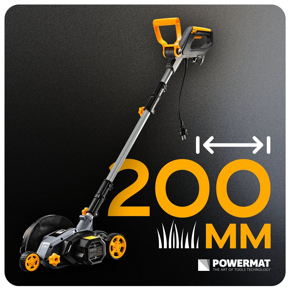 Masina pentru curatare rosturi pavele si taiere margini gazon PM-EKT-1500T, 1500 W, Powermat PM1515