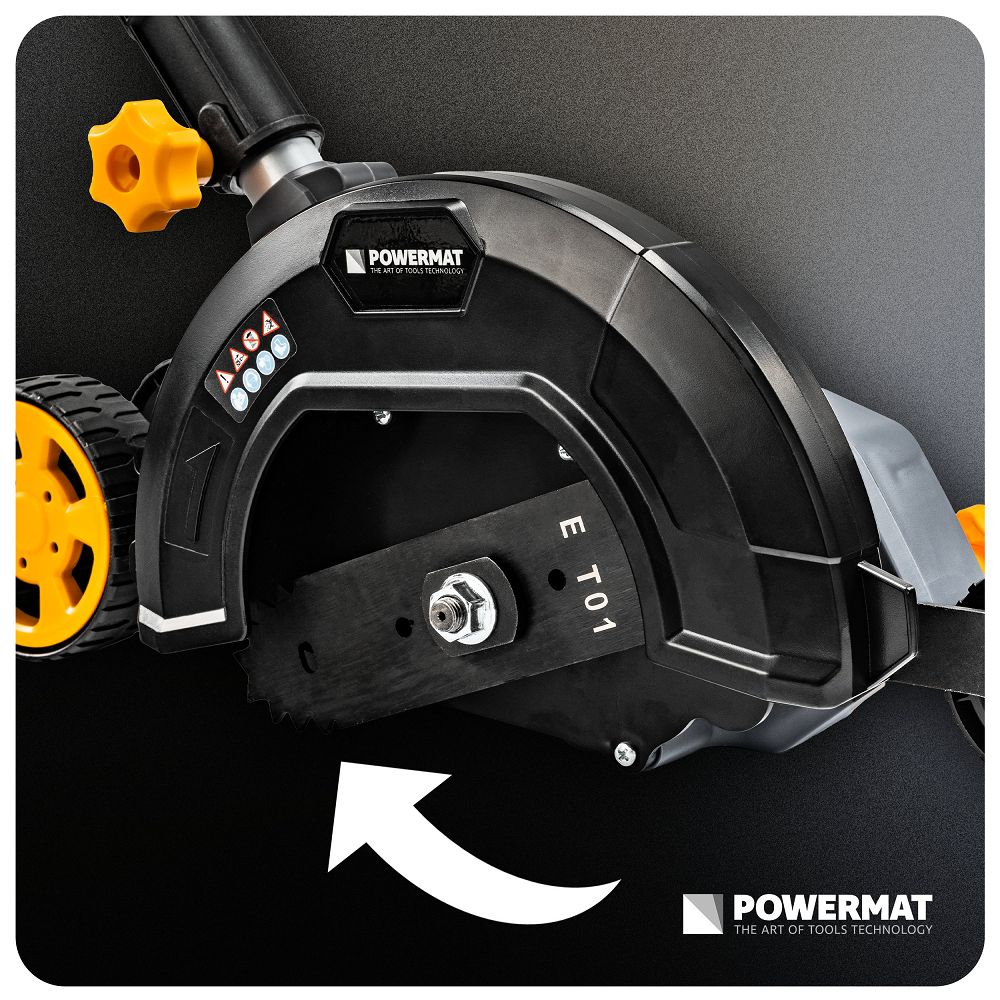 Masina pentru curatare rosturi pavele si taiere margini gazon PM-EKT-1500T, 1500 W, Powermat PM1515