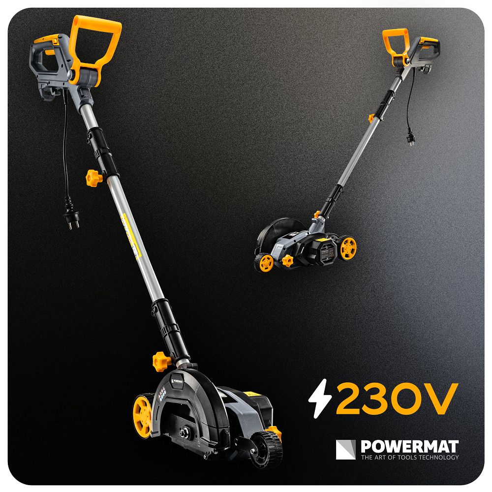 Masina pentru curatare rosturi pavele si taiere margini gazon PM-EKT-1500T, 1500 W, Powermat PM1515