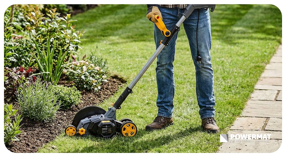 Masina pentru curatare rosturi pavele si taiere margini gazon PM-EKT-1500T, 1500 W, Powermat PM1515