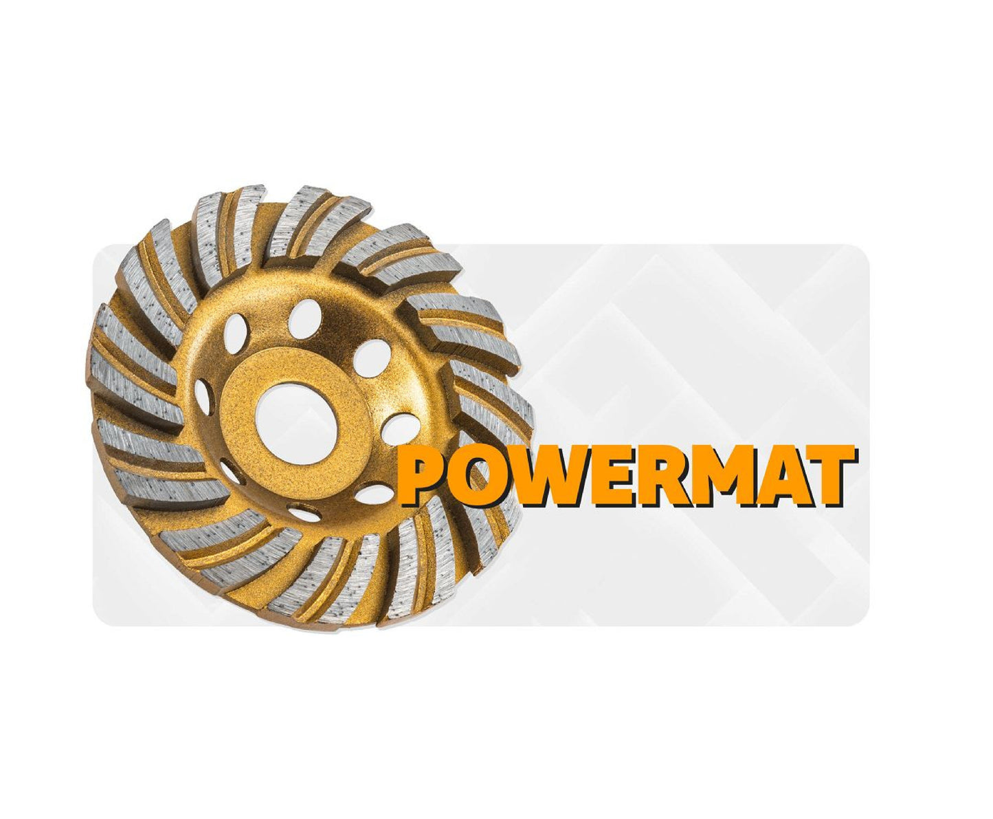 Disc diamantat pentru slefuit PM-DTG-1051T, 105 mm, Powermat PM1584