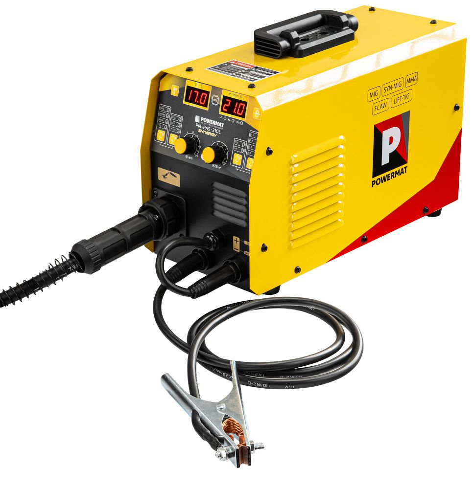 Aparat de sudura tip invertor MIG / MAG PM-PAS-210L, 210 A, Powermat PM1544