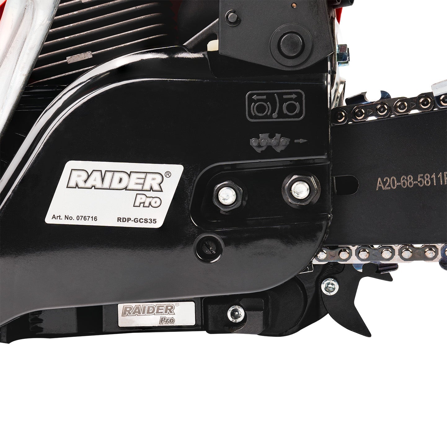 Motofierastrau RDP-GCS35, 50cm (20") 2800W 3/8".058" 68, Raider 076716