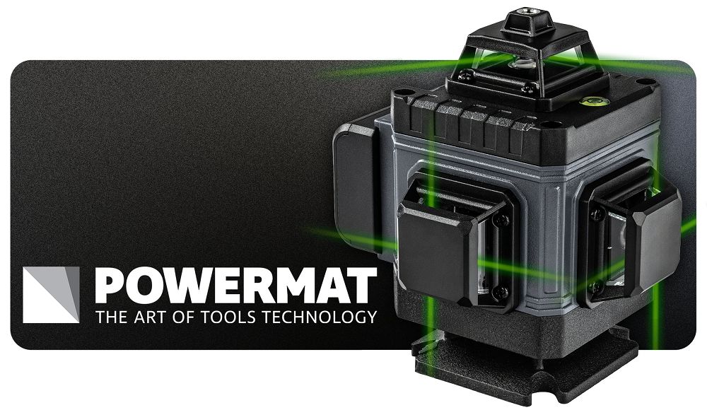 Nivela laser in cruce PM-PLK-4DM1, Powermat PM1492