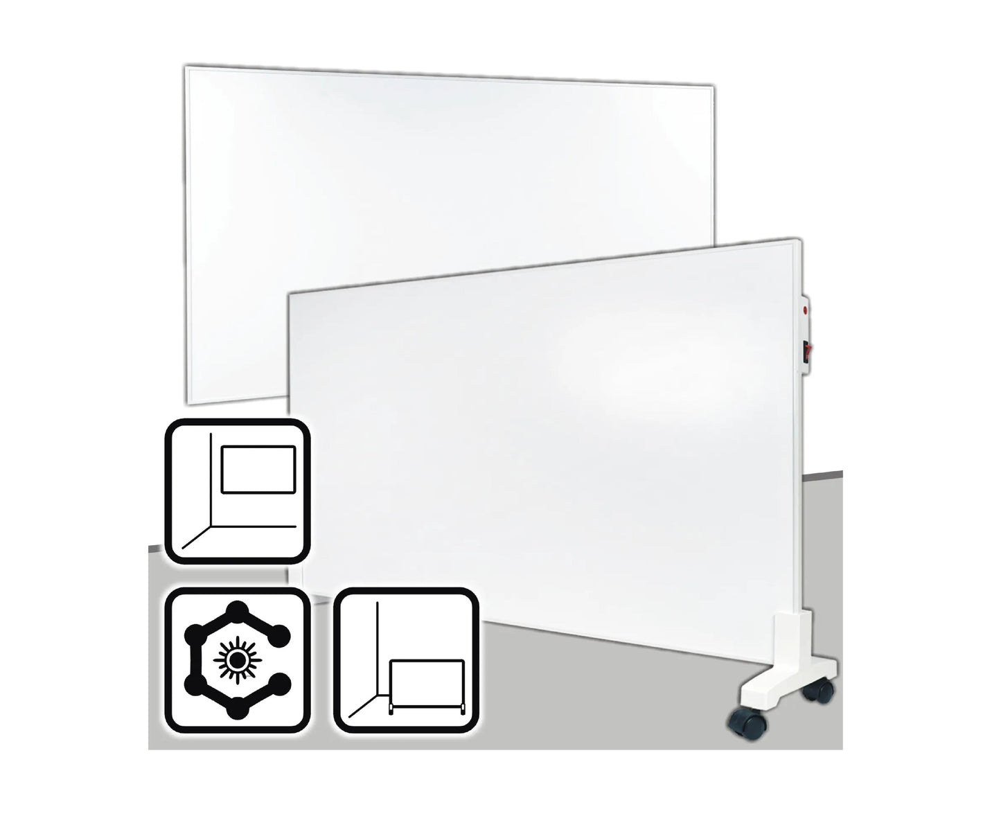 Panou radiant cu infrarosu Wertberg IR 1.08 770W + Priza Inteligenta WiFi Tuya - Incalzire eficienta, consum redus, Smart Home, Harder HD1644