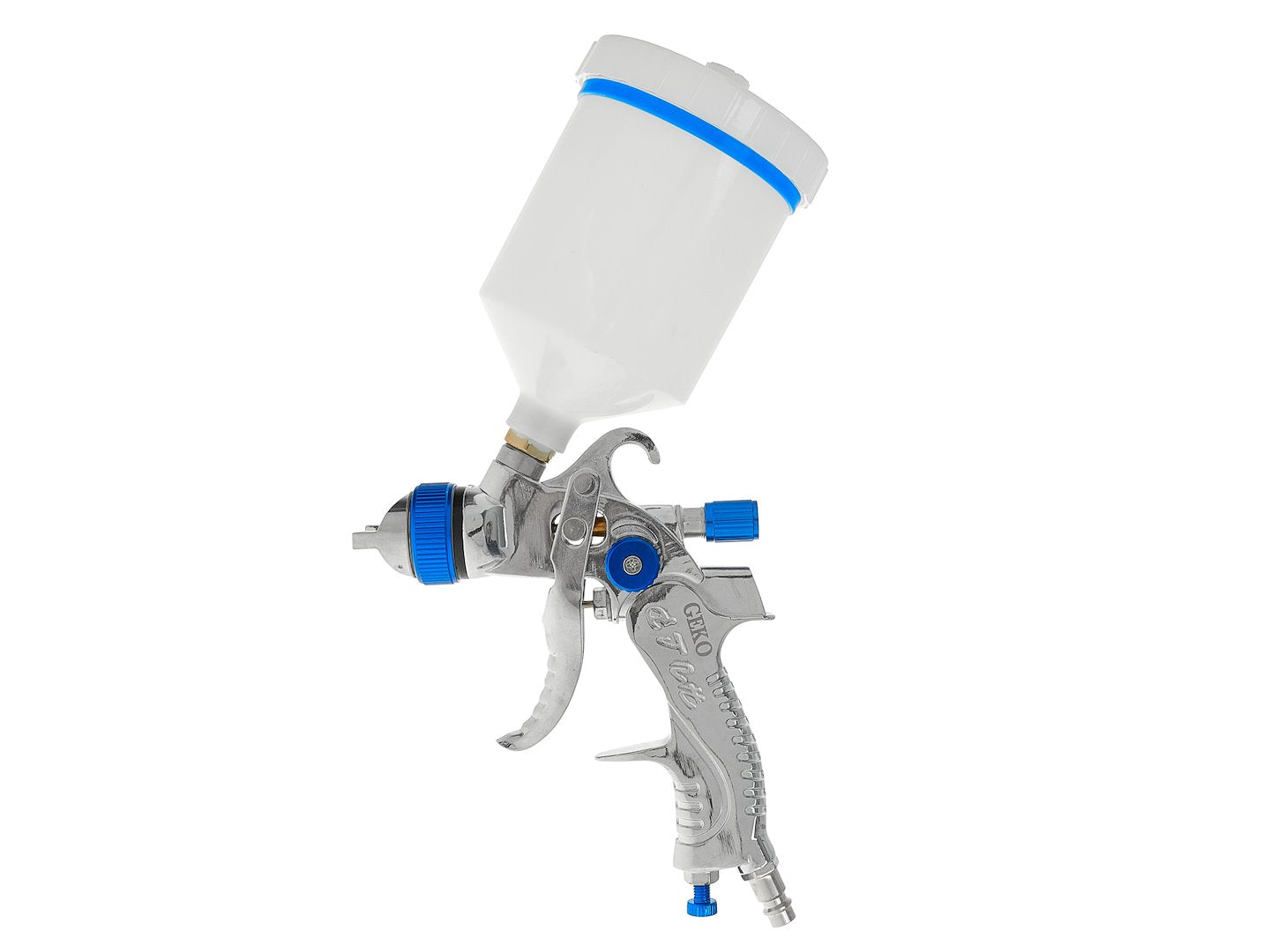 Pistol de vopsit HVLP cu 4 duze, 1.4 / 1.7 / 2.0 / 2.5, Geko G03121