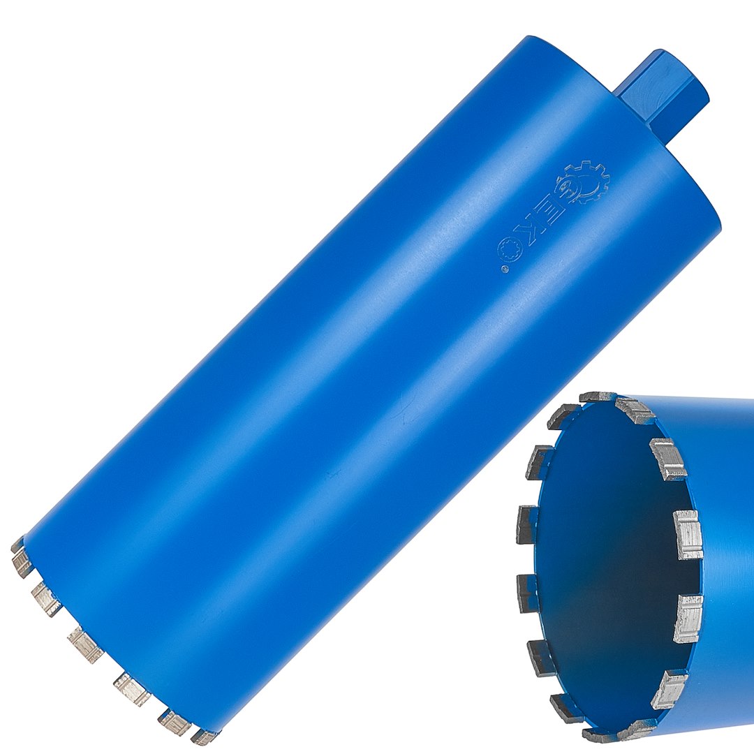 Carota diamantata pentru umed / uscat, 162 x 10 x 450 mm 14 T, 1.1 / 4", Geko G65219