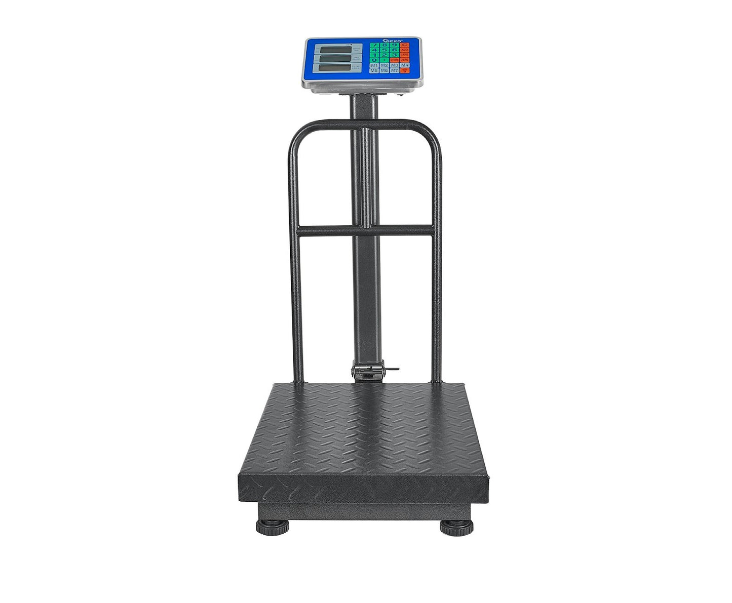 Cantar comercial cu platforma, afisaj LCD, capacitate maxima 300 kg, Geko G71165