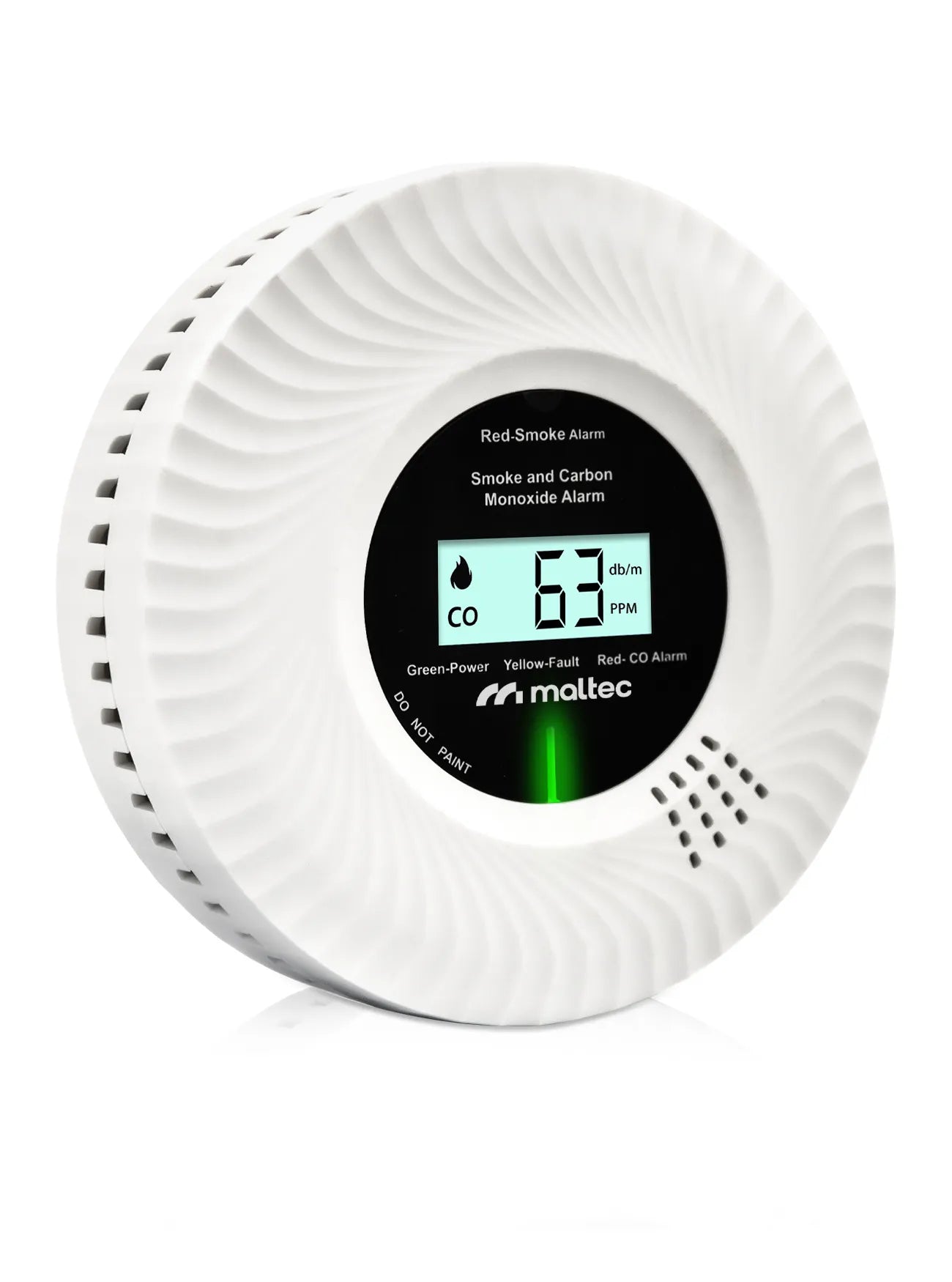 Detector 2 in 1 monoxid de caron si fum SafeSensor5000, afisaj LCD, MalTec 113561