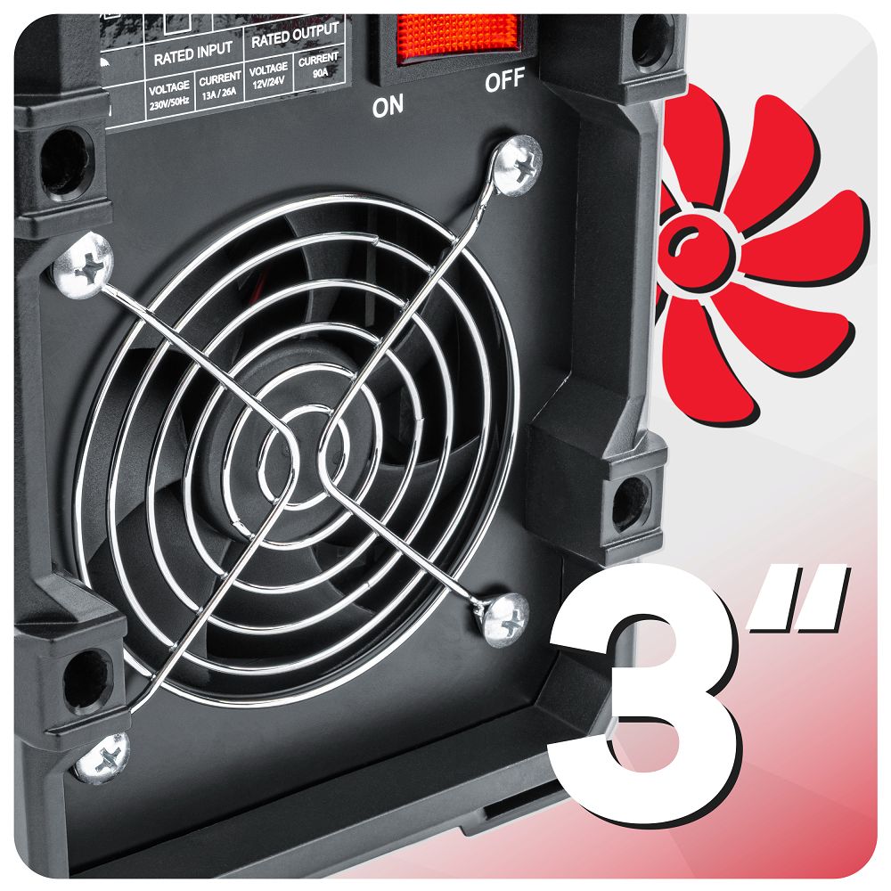 Redresor tip invertor cu afisaj LCD, 600 A, Red Technic RTPI0169