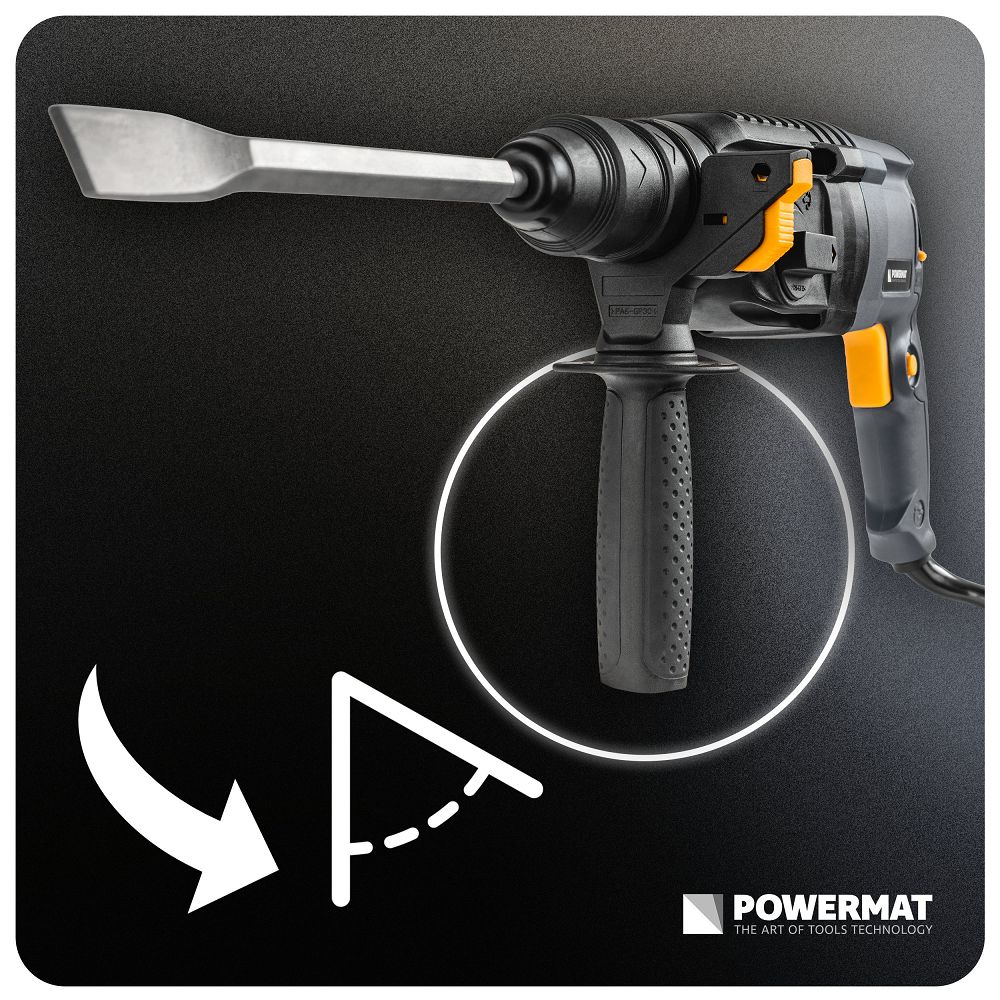 Ciocan rotopercutor PM-MWU-2600T, 2600 W, Powermat PM1511