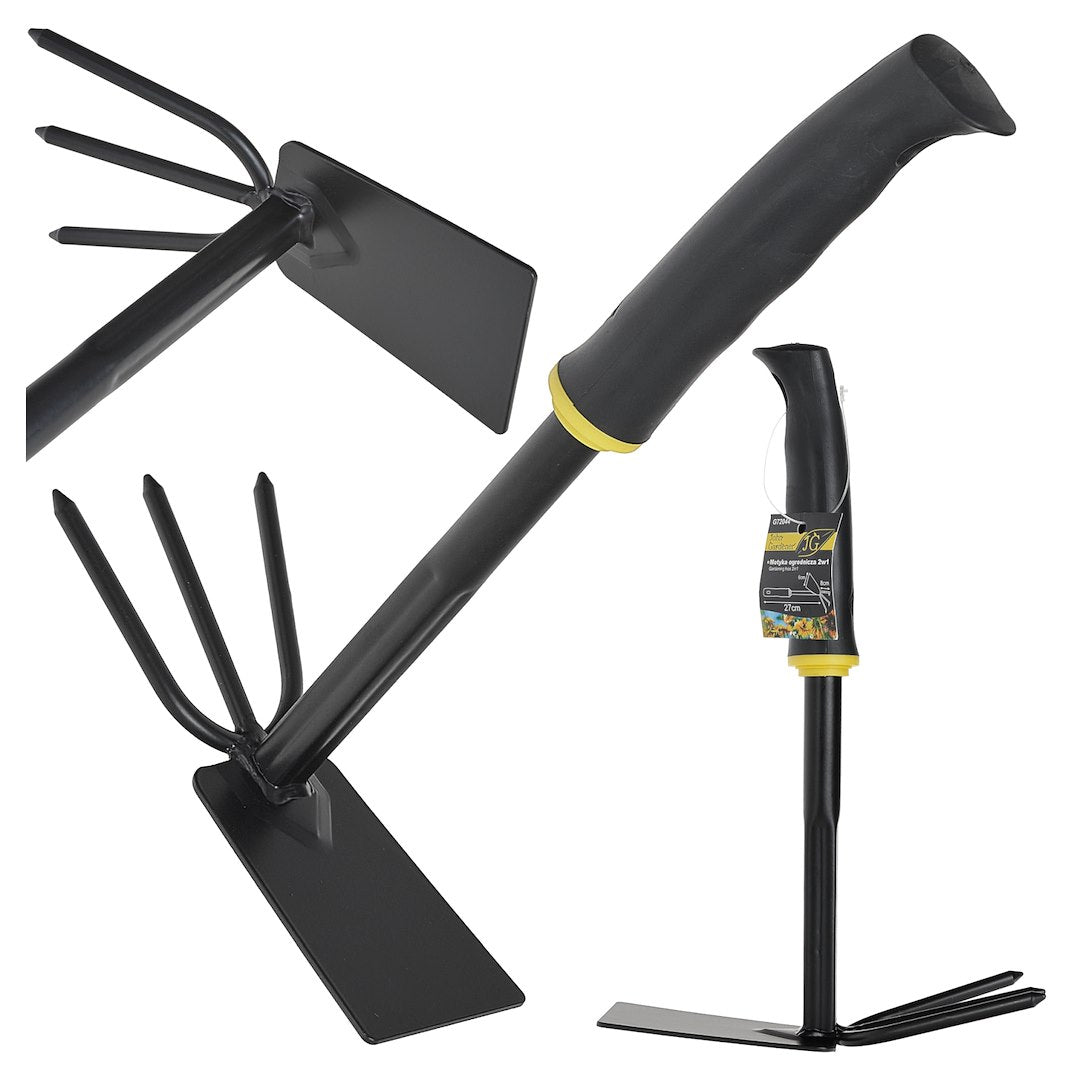 Sapa de gradina 2 in 1 cu gheare, 28 cm, Geko G72044