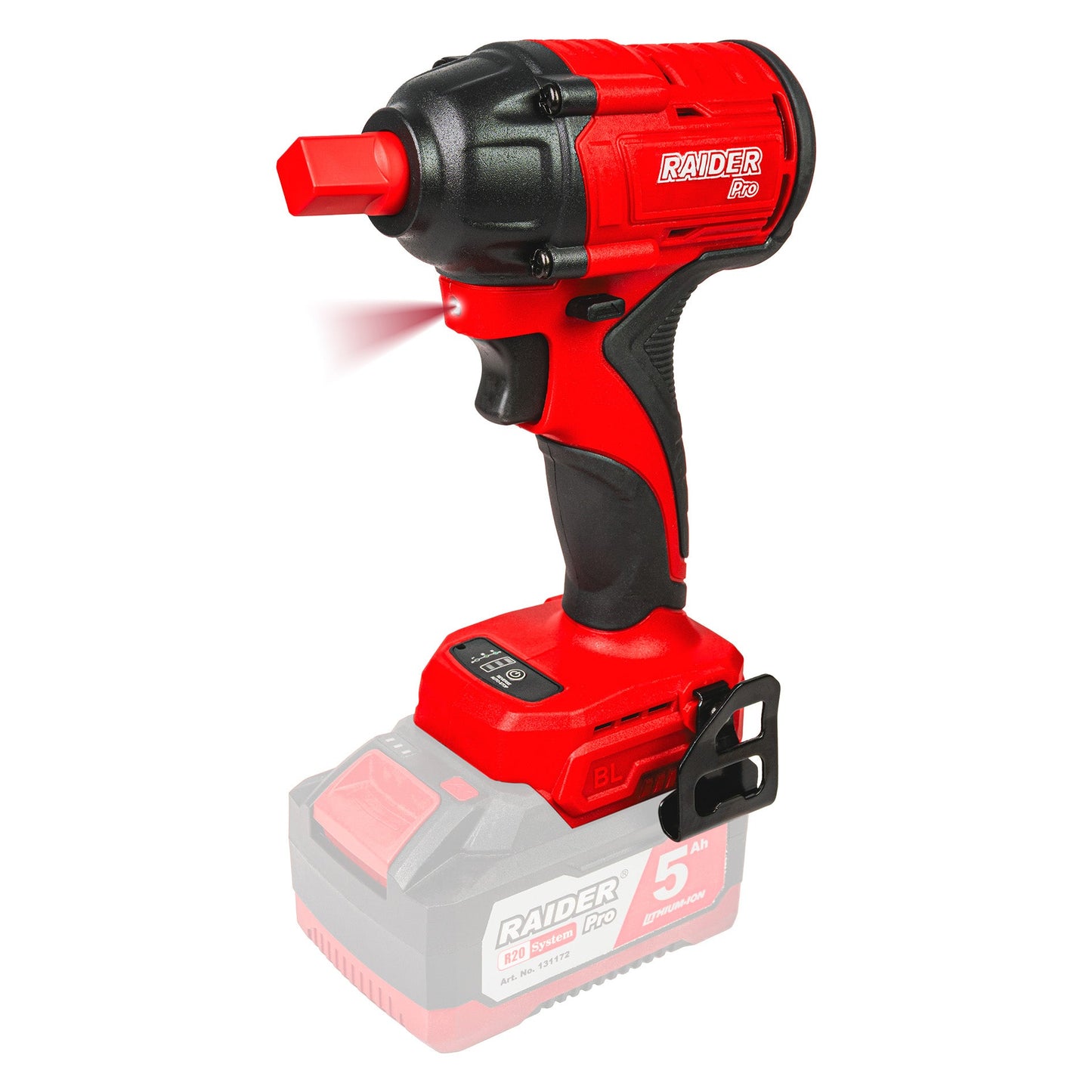 Masina de insurubat de impact Solo (fara acumulator si incarcator) RDP-28BBIW20, 280 Nm, 1 / 2", Raider 030195