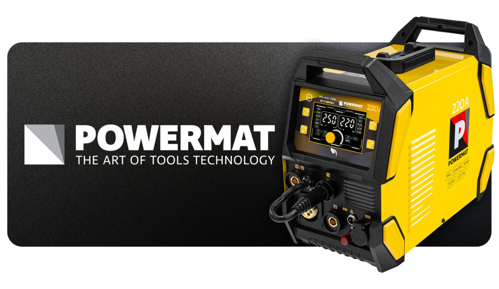 Aparat de sudura tip invertor migomat PM-PAS-220L, afisaj LCD, 220 A, Powermat PM1671