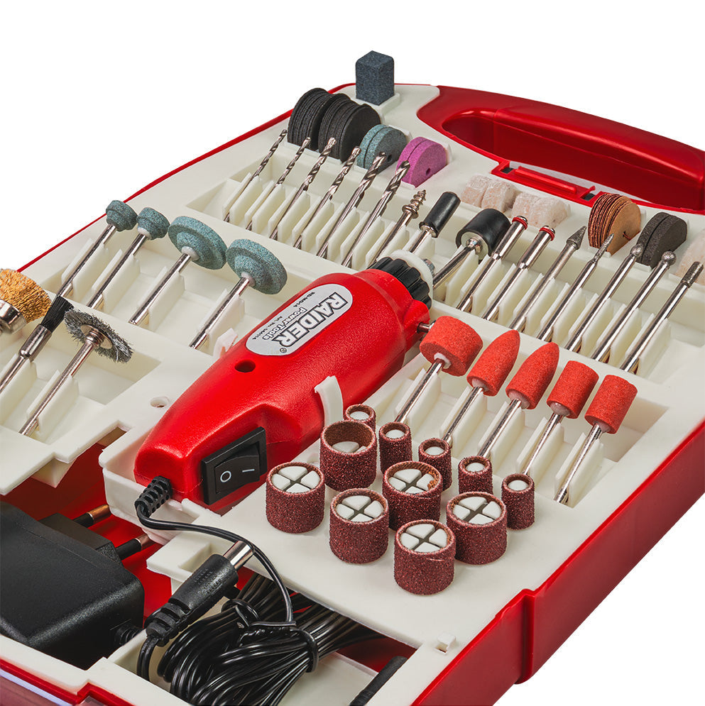 Biax electric cu accesorii RD-MG14 230 V 12 V, Raider 044114