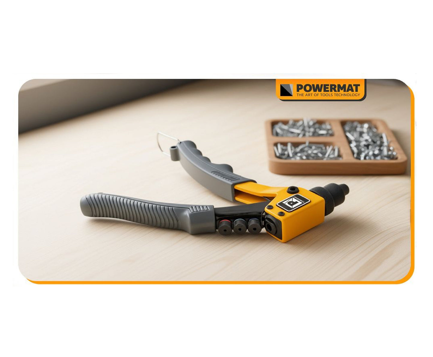 Cleste pop-nituri PM-NIR-200T, 200 mm, 2.4 - 4.8 mm, Powermat PM1449