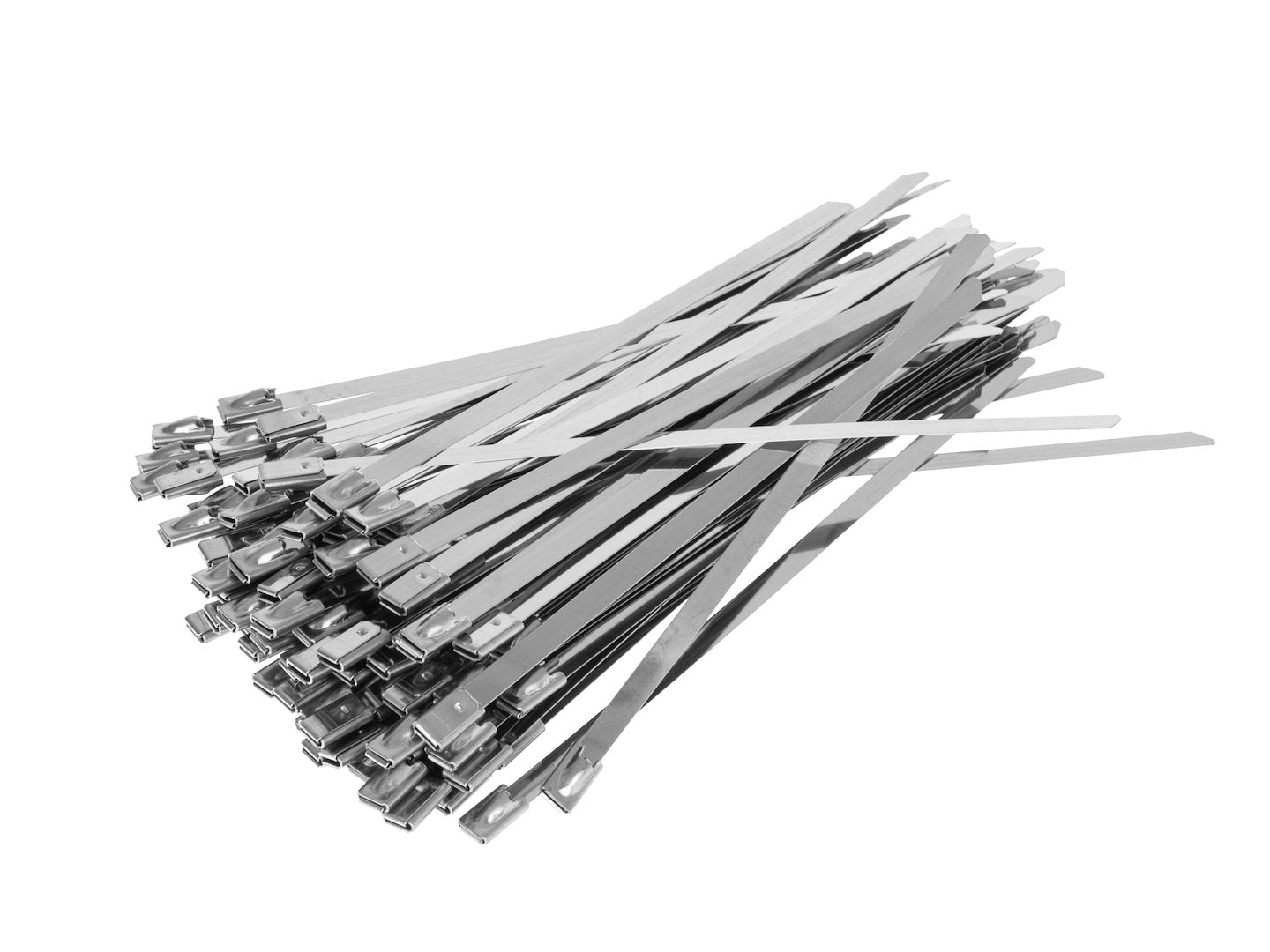 Set cleme din inox, 4,6x150mm, 100 bucati, Geko G17250