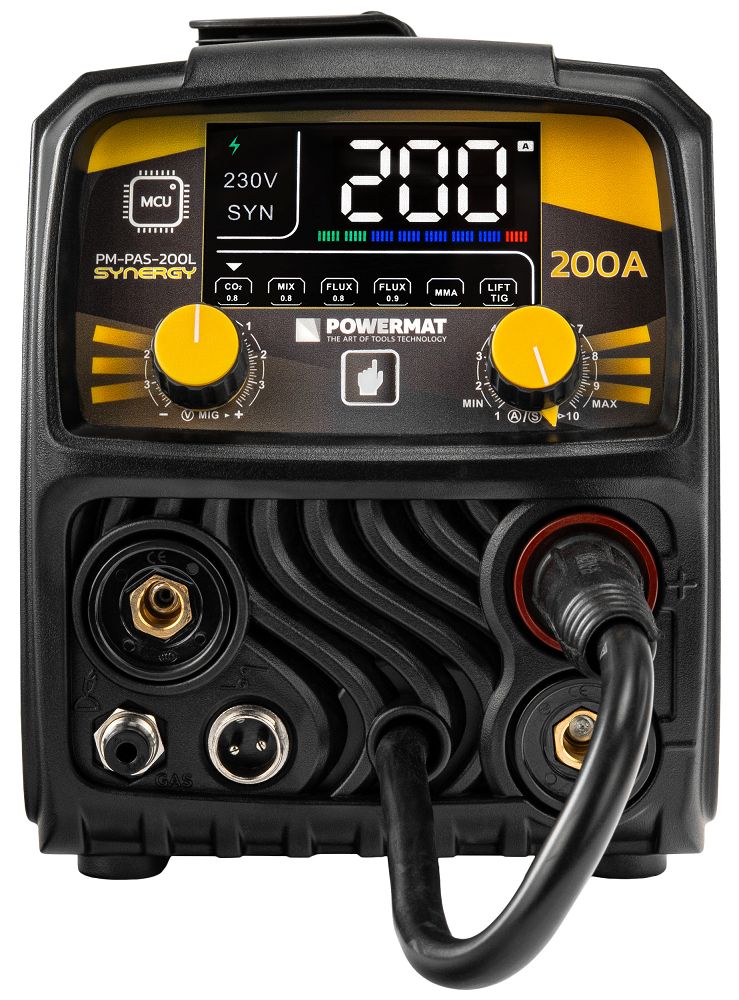 Aparat de sudura tip invertor MIG / MAG PM-PAS-200L, 200 A, Powermat PM1556