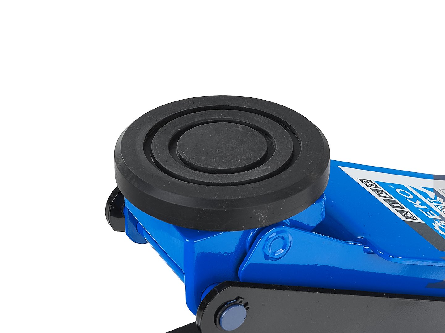 Cric hidraulic tip crocodil cu 2 pistoane si pedala de picior, 75-505mm, 3 T, Geko G02188