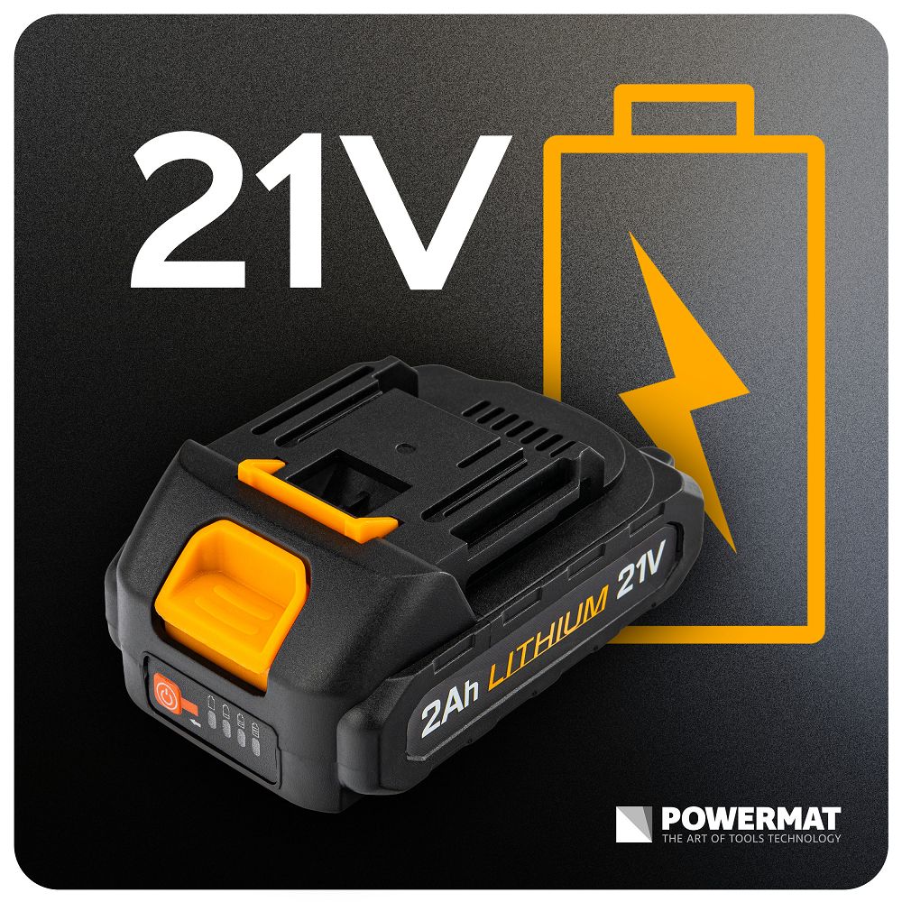 Masina pentru curatare rosturi pavele si taiere margini gazon cu acumulator PM-AKT-2AT, 21 V, Powermat PM1506