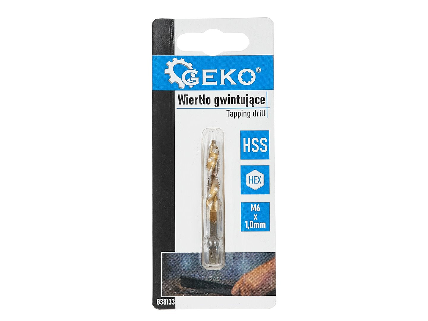 Burghiu HSS HEX, M6 x 1 mm, Geko G38133