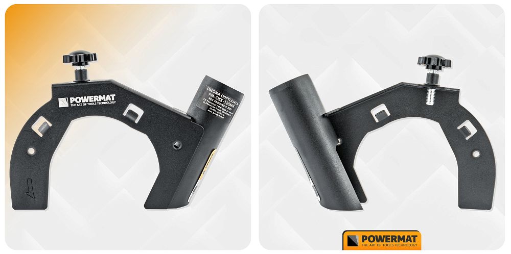 Capac aspirare praf pentru polizor unghiular PM-OSK-125MN, 125 mm, Powermat PM1414