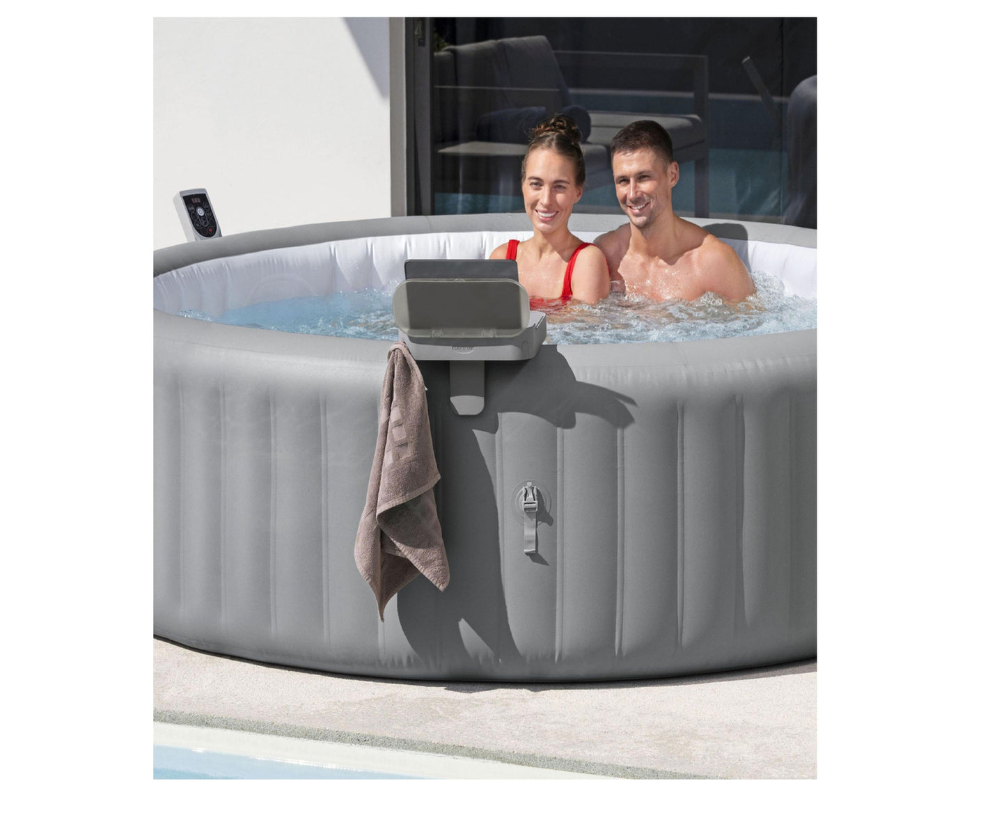 Suport pentru piscina pentru pahare / tableta / farfuri 4 in 1 Lay-Z-Spa, Bestway 29407
