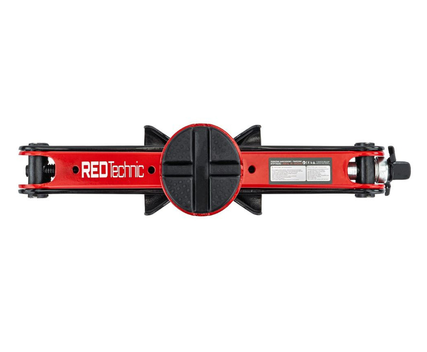 Cric auto trapezoidal 2500 kg, 115-420 mm, Red Technic RTPTR0151
