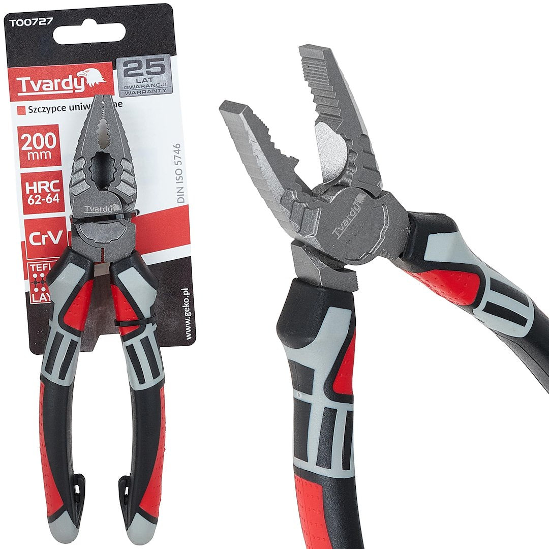 Cleste combinat, 200 mm, Cr-V, Tvardy T00727