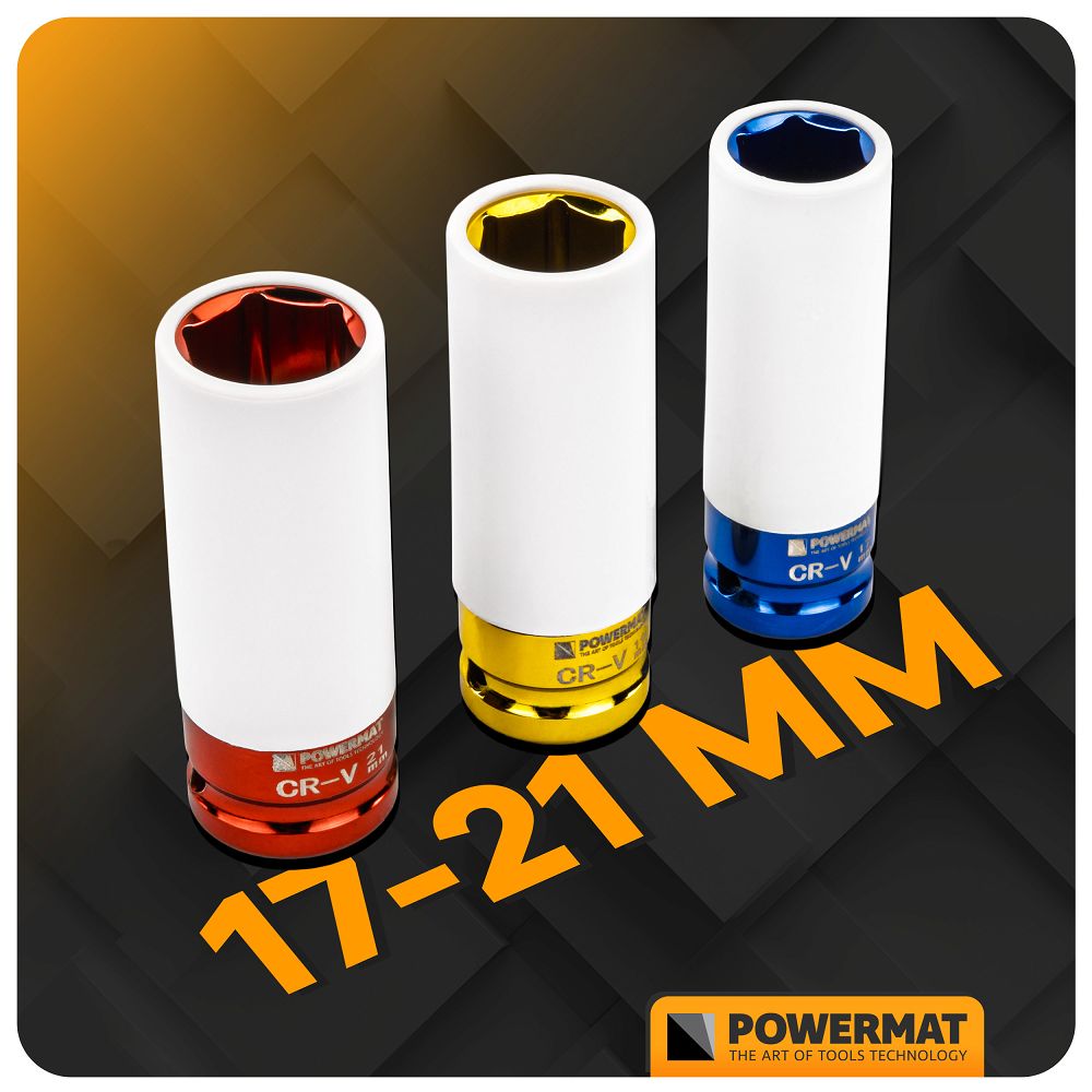 Set tubulare de impact PM-ZNU-1721T, Powermat PM1378