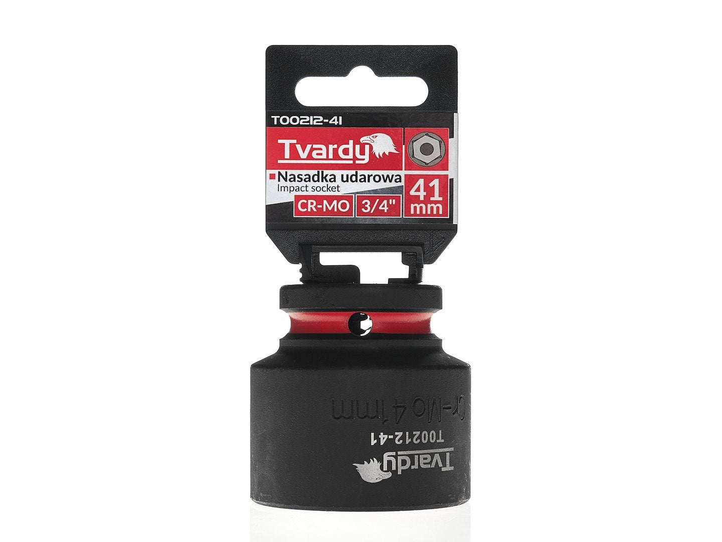 Cheie tubulara de impact in 6 puncte 3 / 4", 41 mm, Cr-Mo, Tvardy T00212-41