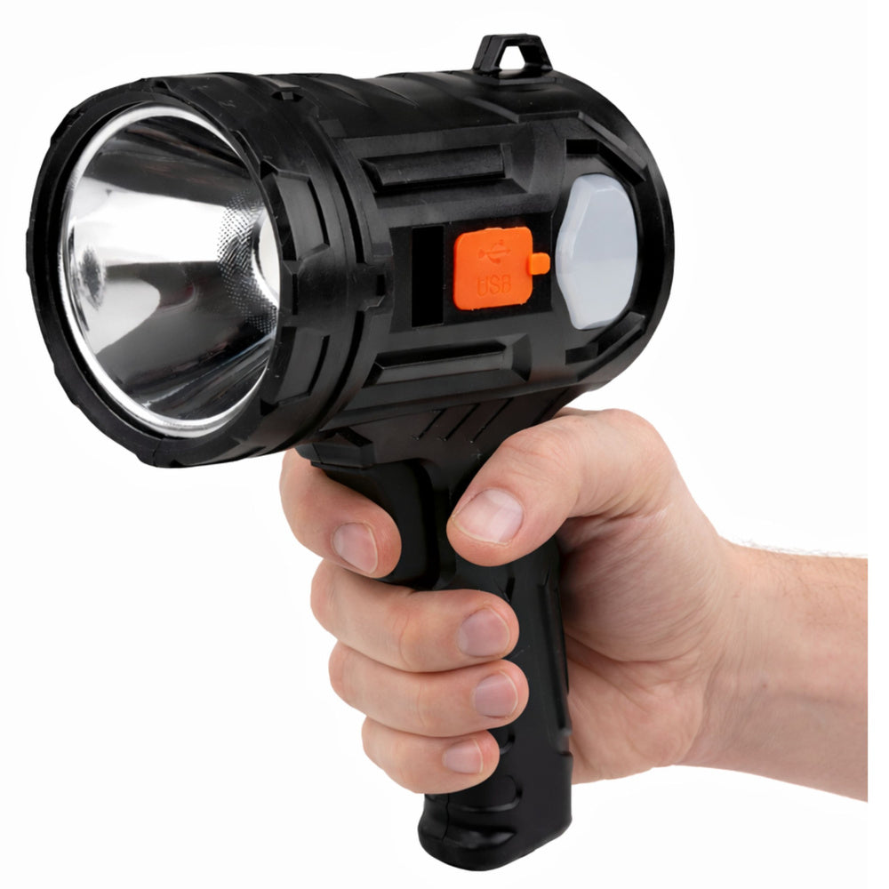 Lanterna LED puternica, cu 6 moduri, 19 cm, Lean 27711