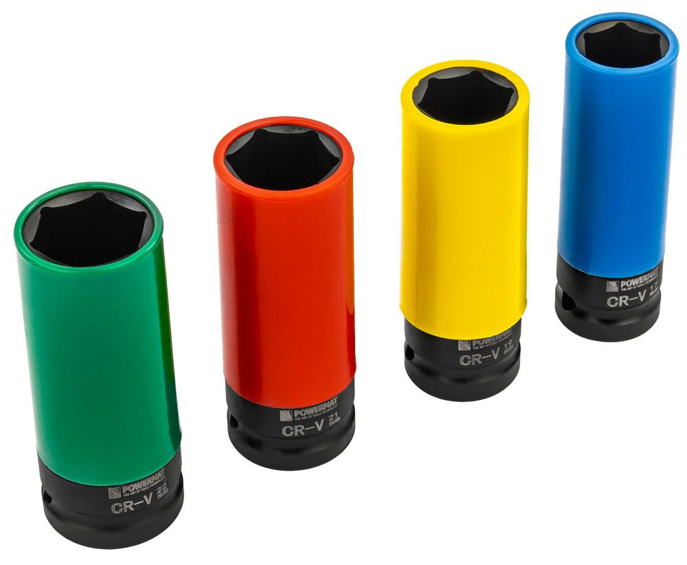 Set chei tubulare de impact PM-ZNU-1722T, 3 bucati, Powermat PM1379
