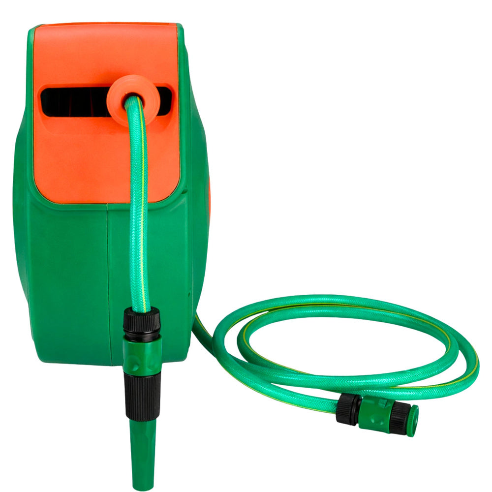 Furtun de gradina automat pe tambur, 20 m + 2 m, Lean 29266