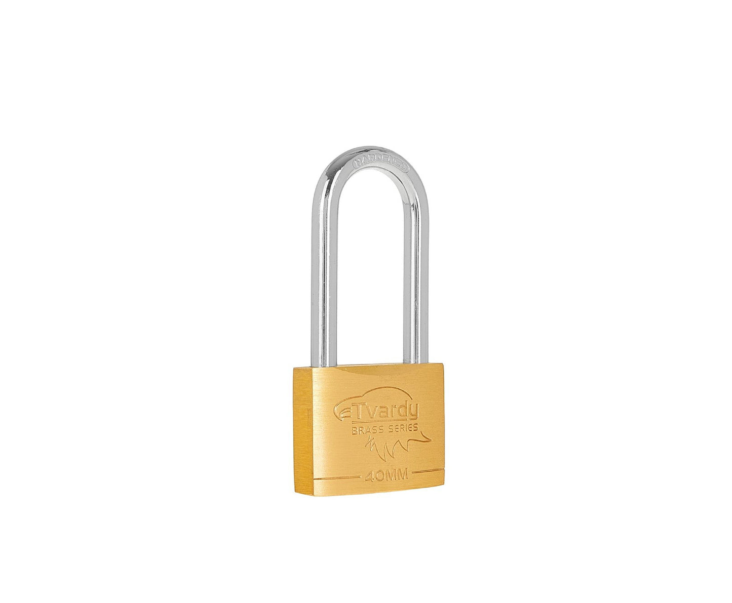 Lacat din alama cu inel lung ranforsat Brass Line, 40 mm, Tvardy T00425