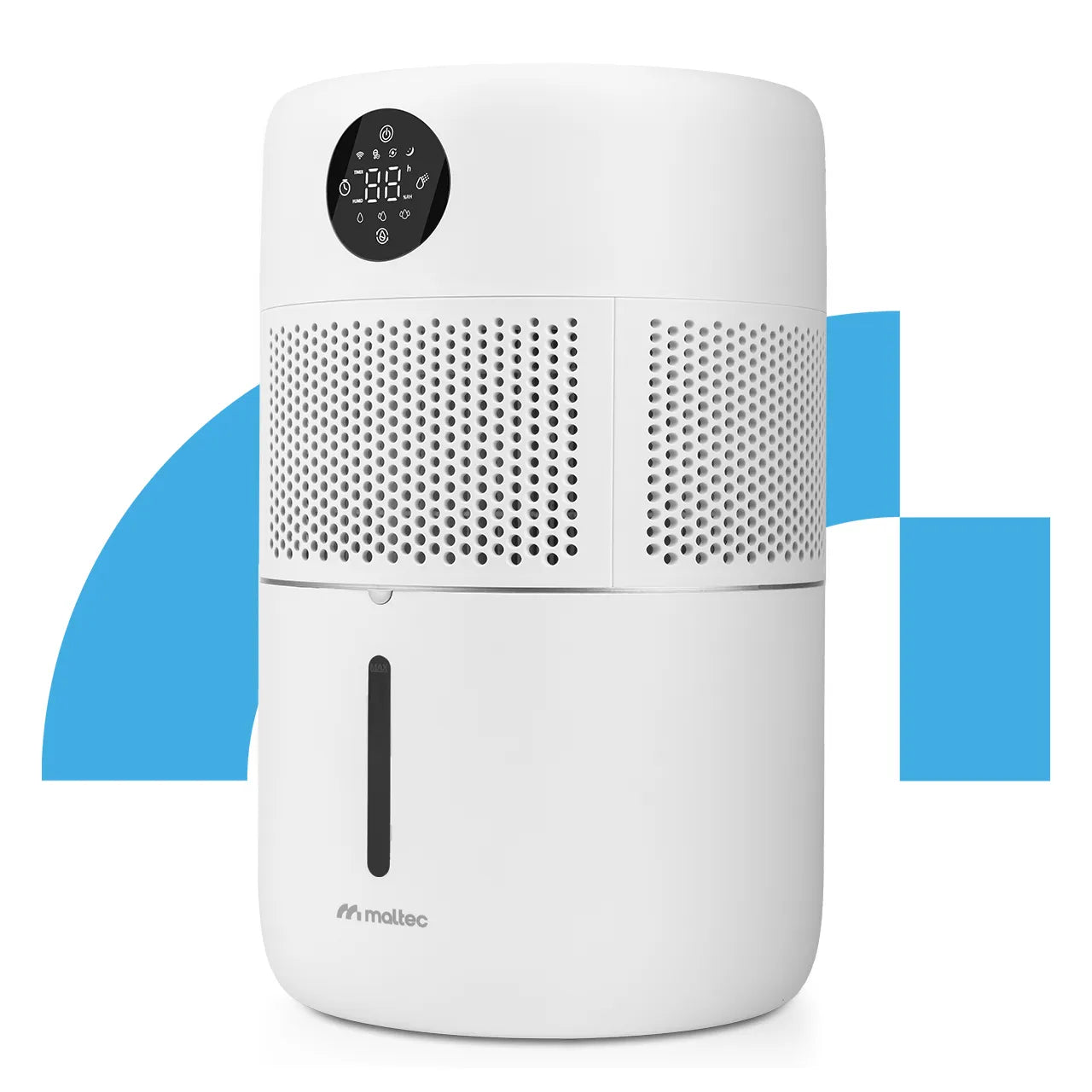 Umidificator de aer cu functie de ionizare, difuzor de aromaterapie si telecomanda, temporizator, 400 ml / h, 8 W, MalTec 113477