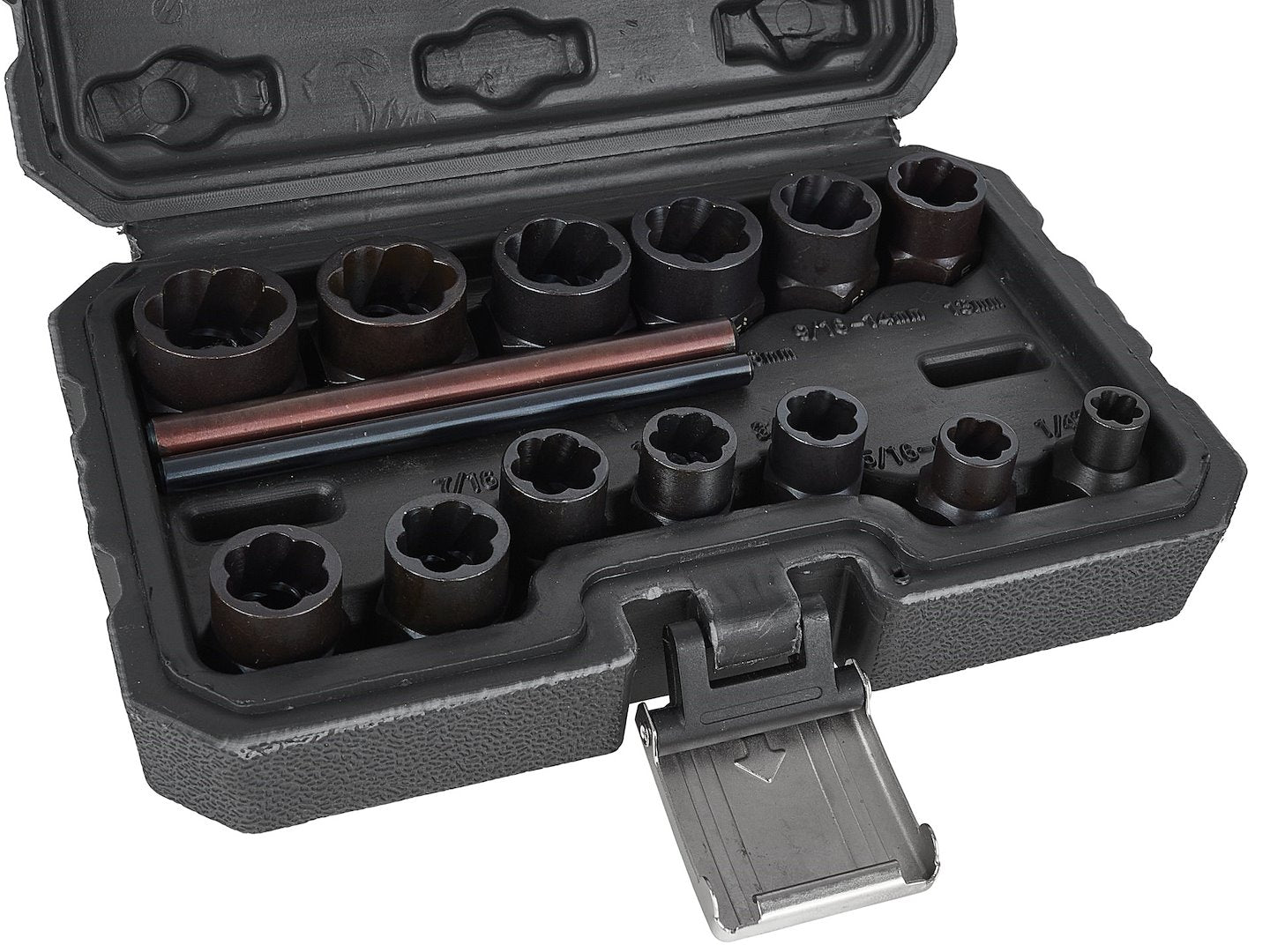 Set chei tubulare pentru suruburi rupte, 6-19 mm, 15 bucati, Geko G30039
