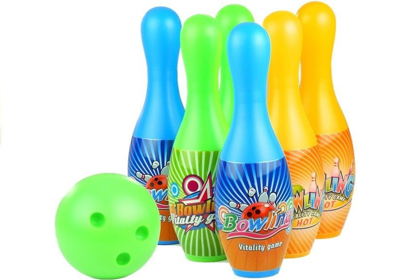 Set de bowling pentru copii cu 6 popice, Lean 3426