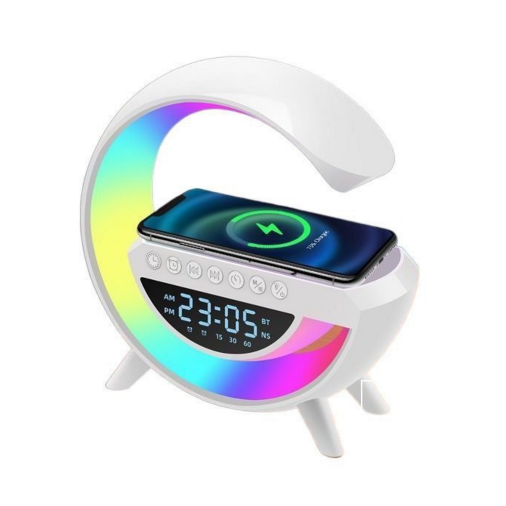 Veioza multifunctionala cu ceas desteptator, Lean 25215