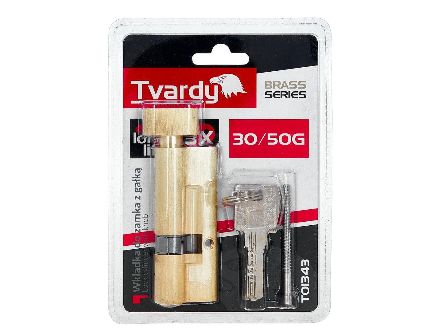 Butuc aluminiu Brass, 30/50g, Tvardy T01343